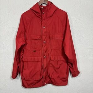 Vtg Woolrich Chore Coat Barn S Utility Field Farm Mountain Parka Redwood 70s USA